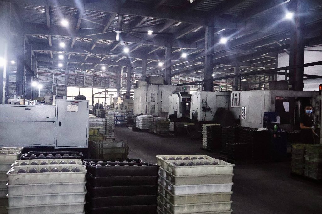 CNC machining workshop